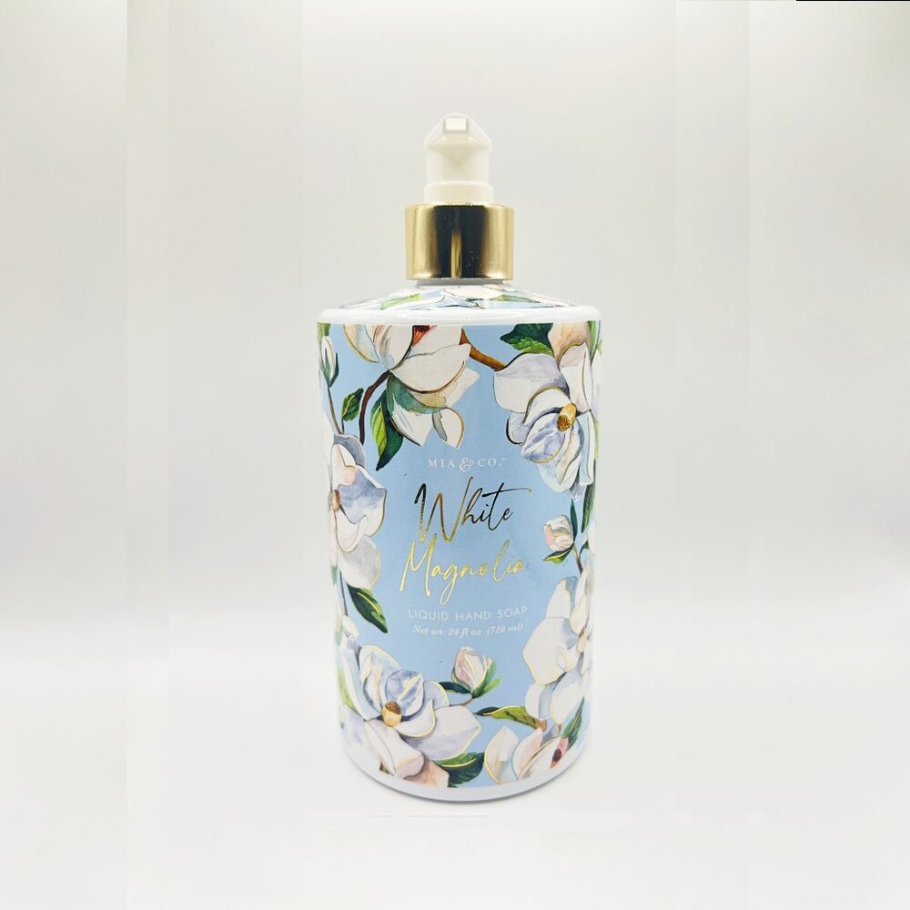 NEW Mia & Co White Magnolia Liquid Hand Soap - 24 fl oz
